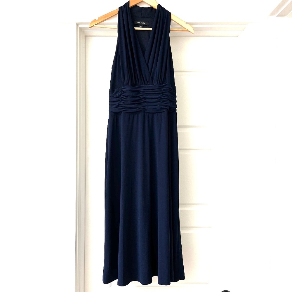 NWT Navy "Jones Studio" Sleeveless Dress